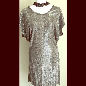 Michael Kors Slinky Dress, Sequin front.